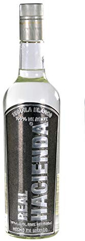 Tequila Real Hacienda Blanco 100% Agave Azul. 700ml