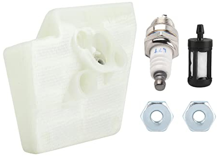 Pilipane Luftfilter,Ersatz-Kits für Kettensägen, Zündkerzenmuttern, Kraftstofffilter-Kit, geeignet für STIHL 026 MS260 Kettensäge, Kettensägenfilter Filtersatz für Kettensäge Benzinfilter Luftfil