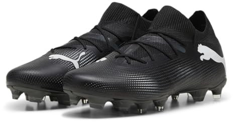 PUMA Herren Future 7 Match Fg/Ag Fußballschuhe, Puma Black Puma White, 42 EU