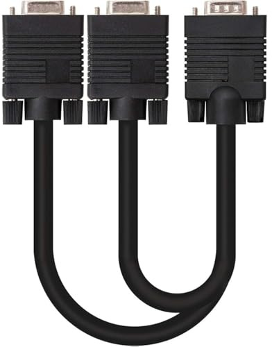 Levitantes Cavo Duplicatore VGA per segnale di uscita, 1 x Maschio - 2 x Femmina/0,45 metri