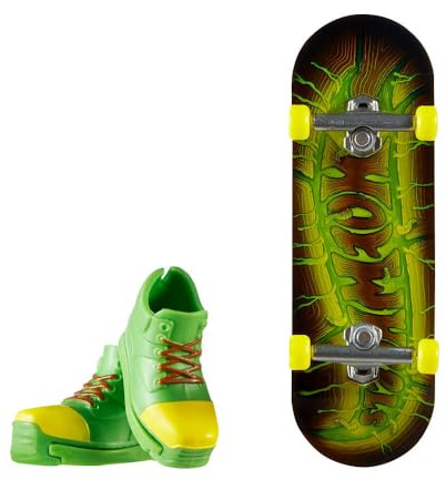 Hot Wheels, ICKSTER Trickster™ Skateboard mit Arbeitsstiefel, Spielzeug für Kinder, Alter 5 Jahre, Mattel