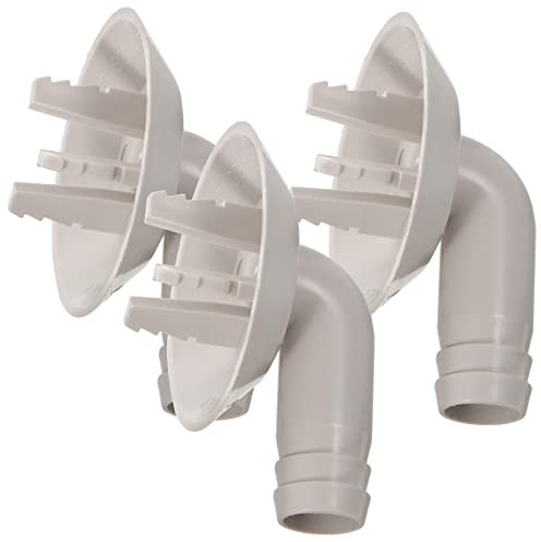 Zerodeko 3pcs Air Conditioner Drain Fittings Kit 26mm Elbow Connector Drain Hose Fitting Replacement for Home/office/hospital