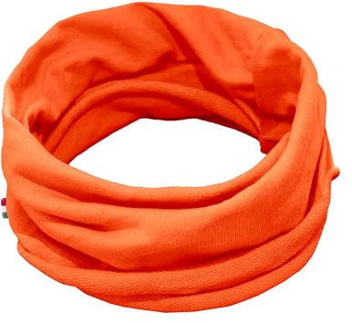 TMK Multifunktionaler Halswärmer, Unisex, 100 % Baumwolle, Artikelnummer 1212, Orange, One size