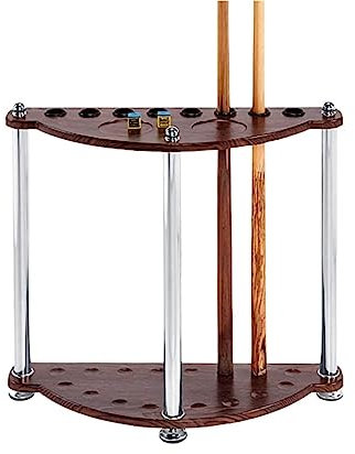 ANIIC Pool-Queue-Halter Hält 8 Queues, Freistehendes Billard-Bar-Lagerregal, Snooker-Billard-Queue-Pool-Rack Billard Queue Halterung