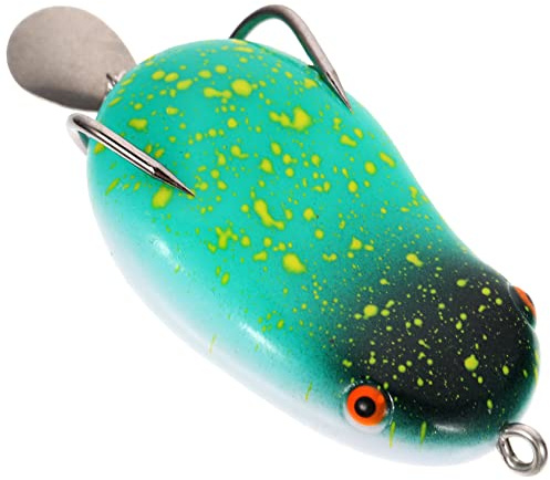 Sosoport Gefälschter Frosch Angelköder 4cm Sinkend Weicher Köder Mit Mehrfachhaken Simulationsköder Für Süßwasser Angeln Am See