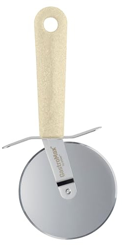 GastroMax Pizzaschneider BIO | Leinen | Lebensmittel Kochen Küche Utensil | Spülmaschinenfest | Lebensmittelgeprüft und BPA-frei | L2 x W9 x H22 cm