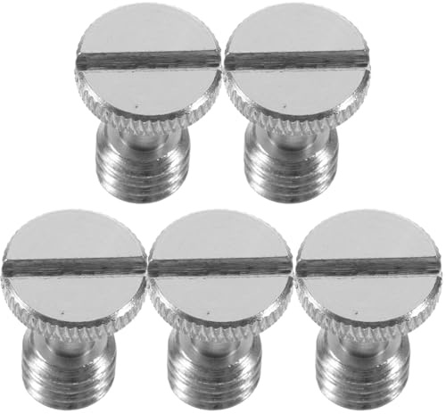 UTHCLO 5 pezzi Viti Montaggio Treppiede in Ferro per Fotocamere Viti Fissaggio Compatibili con Monopiedi e Piastra Sgancio Rapido Resistenti e Compatte per Installazione Stabile