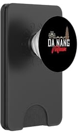Da Nang Vietnam City Skyline Map Travel PopSockets PopWallet for MagSafe