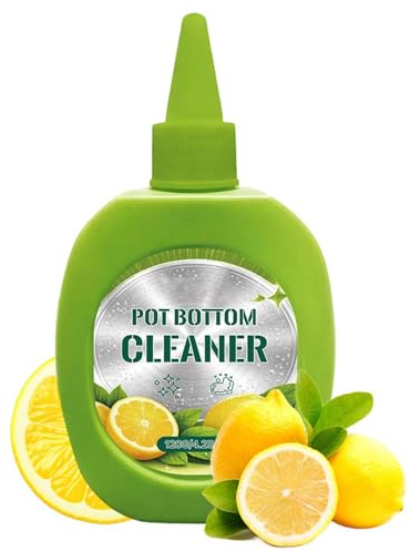 Pulitore per Fondo Pentole - 120g di Sgrassatore ad Azione Potente,Detergente per la Pulizia di Pentole in Acciaio - Adatto a Cucina, Bagno, Forno, Piano Cottura, Griglia e Lavello