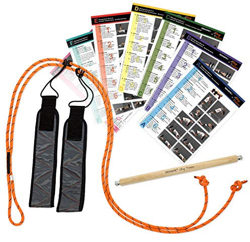REHAPE Sling Trainer Set 1 - Basis-Set mit Slingtrainer, Abstandhalter und Übungsposter