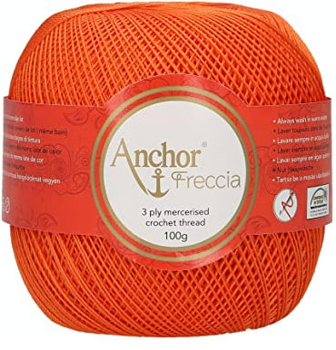 Anchor 4770012-00330 Häkelgarne, 100% Baumwolle, 330, Stärke 12, 163 gramm