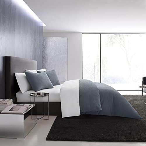 Vera Wang Luxury Cotton Bedding, Includes Matching Shams, 100%, Midnight, King