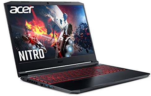 acer Nitro 5 AN515-56 15.6 inch Gaming Laptop (Intel Core i5-11300H, 8GB RAM, 512GB SSD, NVIDIA GTX 1650, Full HD 144Hz Display, Windows 10, Black)