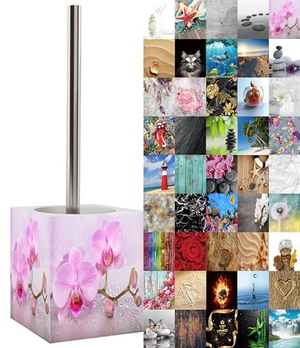 Sanilo WC Bürste, viele schöne Klobürsten zur Auswahl, hochwertige Qualität, Elegantes Design (Blooming)