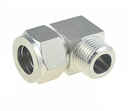 SS-Kompressionsrohradapter 1/2 3/4 1 NPT PT-Stecker 14 16 18 20 mm 22 mm 25 mm Rohrhülse Luftfitting-Anschluss Edelstahl 304-PL-NPT, a-16 mm OD-Rohr, 1 Zoll