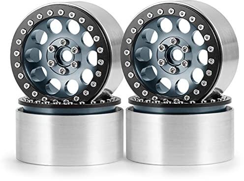 Benedict Harry Aluminum Alloy 2.2 Beadlock Wheels Rims for 1/10 RC Rock Crawler Car Axial Wraith RR10 SCX10 90046 YETI D90 CC01