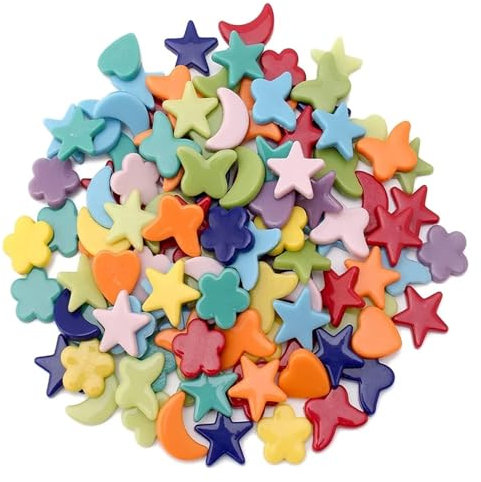 Tesselles mosaique 80g de carreaux de mosaïque irréguliers mosaïque de verre arc-en-ciel mignon Mosaique verre