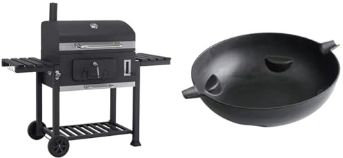 Grillwagen Toronto XXL + Guss-Wok-Einleger