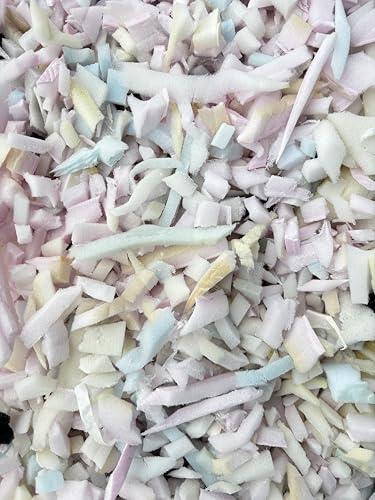 All4All Schaumstoffflocken 5kg - Füllmaterial - Kissenfüllung & Teddyfüllung - Bastelbedarf - Schaumstoff Flocken - Plüschtiere - Schaumstoff - Füllstoff - Kissen