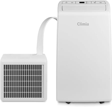 CMK 3500 - Condizionatore portatile 4 in 1 con funzione di riscaldamento, raffreddamento, riscaldamento, deumidificazione e ventilazione, aria condizionata compatta, leggero e potente, per casa