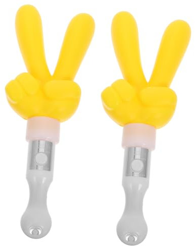 VICASKY 2pcs Cheering Stick Light Stick Creative Glow Accessory for Concerts Parties and Vivid Illumination Reliable and Friendly Design Boost Atmosphere and Support Performers