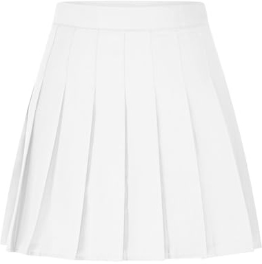 Women's Pleated Skirt Elastic High Waist Midi Skirts Summer Vintage Elegant A-Line Long Skirt Solid Plain Trendy Versatile Basic Casual Skirts