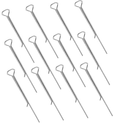 Homoyoyo 12 Pezzi Supporti in Acciaio al Carbonio per Fili di Cera Candele Strumento Posizionamento e Centraggio per Fai da Te Clip Metalliche Resistenti per Realizzazione Candele Argento