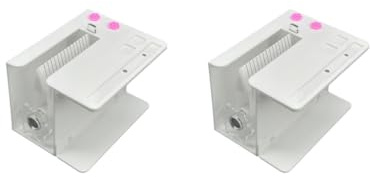 2 juegos de máquina de floración de pestañas, acrílico, portátil, para extensiones de pestañas, color blanco