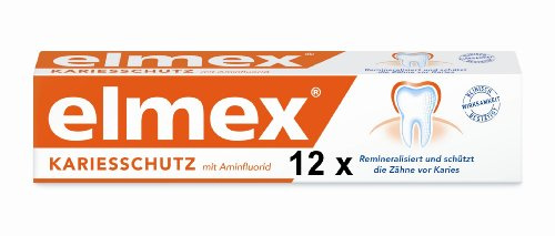 12 elmex Zahnpasta Zahncreme je 75 ml