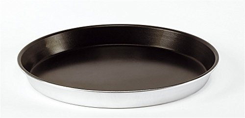 Pentole Agnelli ALSA43/3S26 Tortiera Rotonda Lega 33 con Rivestimento Antiaderente (H Cm 3), Diametro 26 cm