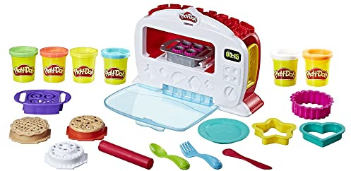 Play-Doh Kitchen Creations Magical Oven Play Food Set for Kids 3 Years and Up with Lights, Sounds, and 6 Colors (Amazon Exclusive)