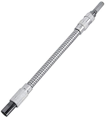 1/4 Inch Flexible Extension Shaft for Drill Bit Holder Compatible with Cordless Screwdrivers Electric Drills Universal Bit Holder Adapter Tool