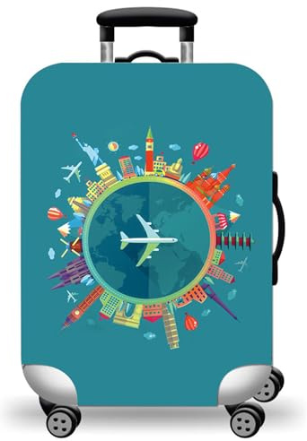 WUJIAONIAO Travel Luggage Cover Suitcase Cover Protector Skins 18-32 Inch