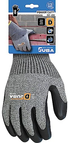 Juba GUANTE TRABAJO RESISTENTE A CORTE FIBRA K-ROCK/ECO-LATEX TALLA 7