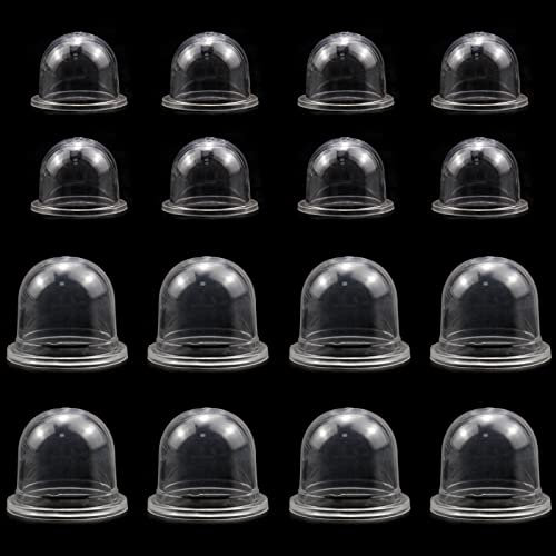 YunBey 16 Pcs Petrol Fuel Primer Bulb Pump, Universal Carburetor Oil Cup for Grass Trimmer Carburetor Primer Bulb (19mm and 22mm)