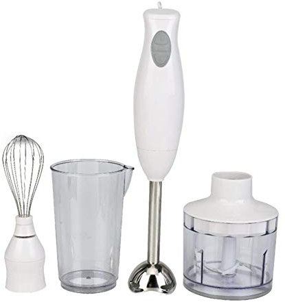 XTYPE Multifunzionale in Acciaio Inox a Mano Blender 200W ad Alta Potenza Carne elettrica Mixer Frullino Alimentare Strumenti di Cottura