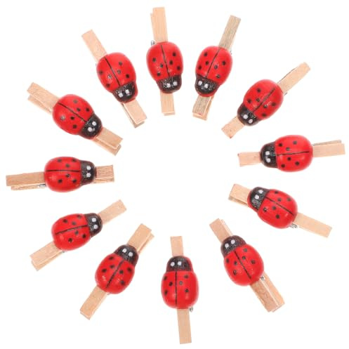 HOMSFOU Mini Pinces À Linge En Bois 100 Pièces Clips Photo En Bois Pour Mémo Carte Note Décoration De Fête Mariage Maison Bureau 0.98 X 0.59 X 0.20 Pouces