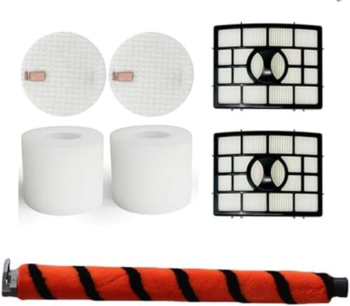 YUETTYY Vacuum Replacement Parts, 7PCS Roller Brush Filter Set For Shark AZ950UK AZ950UKT DuoClean Lift-Away Upright Bagless Vacuum,1 Roller brushe, 2 Filter, 2 Foam Filter,2 Felt Filter