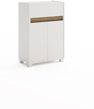 Schildmeyer Midischrank 157093 Cosmo, 56,9 x 84,8 x 33 cm, weiß