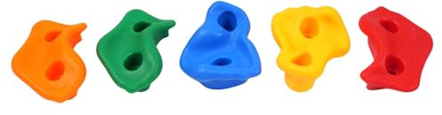 QUIOTUIR Klettersteine für Kinder, Kletterstangen, 20 Stück