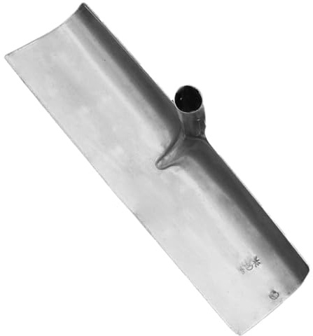UKCOCO Pelle Agricole Multi-usages à Volaille en Métal Petite Taille 40 Cm pour Nettoyage Ferme Poulailler Capacité Élevée Ramassage Déjections Robuste