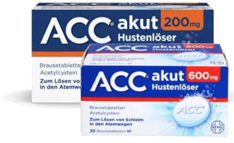 ACC® akut 600 mg + ACC® akut 200 mg (2x 20Stk)