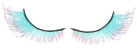 Cils colorés - Cils artificiels colorés - Volume long réutilisable | pour les yeux - Cosmétique pour cosplay, scène, fête, mariage, débutant