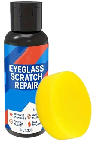 Reparatur Von Kratzern An Brillen 30g Poliermittel | Linsenreiniger Und Kratzentferner Für Bildschirme für Glanzschutz, Wartung und Pflege von Sonnenbrillen, Handys, Kameras und