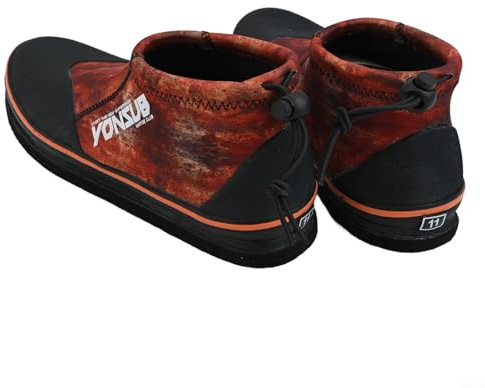 Gdfnmogo Bottes de pêche en néoprène de 3 mm avec semelle en feutre et clous en acier pour la boue de plage, unisexe, imperméables et antidérapantes, pointure 45