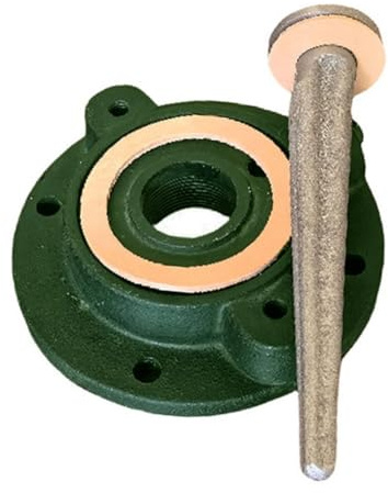 Homeponnew Kit di ricambio per pompa a mano tipo 75 con pistone e set valvola, stantuffo in ghisa e anelli di tenuta in ecopelle, con bulloni e guarnizioni