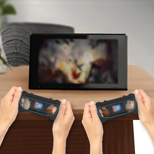 Opatiny Autohalterung und Game Grip Set für Nintendo Switch 2, 180 verstellbare Halterung mit 2 Controller-Griffen