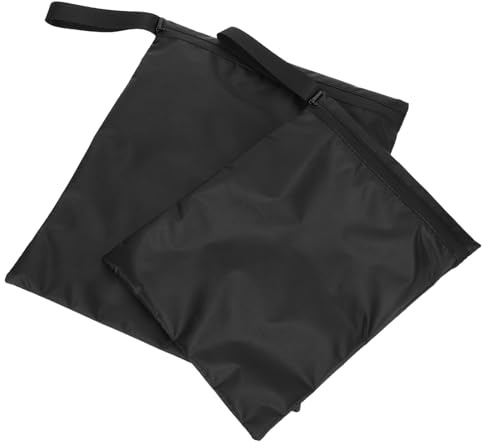 HONITANO 2 Pezzi di Borse Impermeabili Bagnate E Asciutte - Borse Portaoggetti Portatili per Vestiti Sporchi con Maniglia per Costumi da Bagno, Accessori da Spiaggia, Pannolini di Stoffa per Bambini