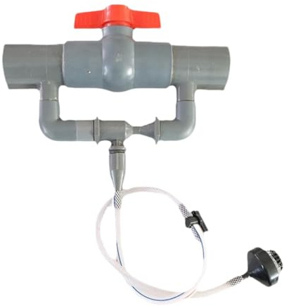 Fertilizzante Venturi per Irrigazione, Dispositivo Iniettore per Giardino, Serra, Esterno, Tubo Acqua Giardino- Diametro 75mm