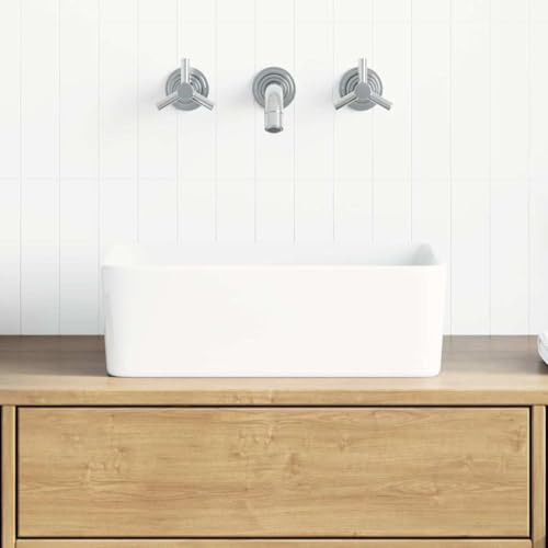 Lumanois Lavandino 40x30x13 cm in Ceramica Bianco, Articoli di ferramenta,Prodotti Idraulici,Articoli Idraulici,Lavandini,Lavandini Bagno, 8.14kg-143919